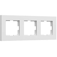 Рамка универсальная Werkel Slab 3-м. белый матовы картинка